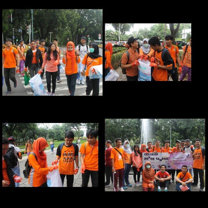 Gerakan donor sampah dalam memperingati hpsn 2016 di bundaran HI <a href="/BebasSampahID/">BebasSampahID</a> #HPSN2016 #indonesiabebassampah