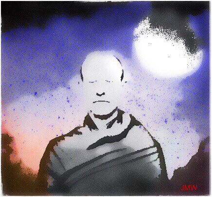 #moon #beauty #monk #zen #meditation #zazen #JustSit #commit2sit #JMWart #TheMettaGarden