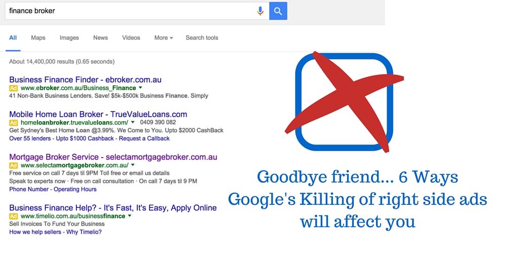 JimmyDReports's tweet photo. https://t.co/PaXzzWzuZQ 6 ways Google's removal of the right hand ad column will affect you #google #adwords https://t.co/wUMSkoYd1v