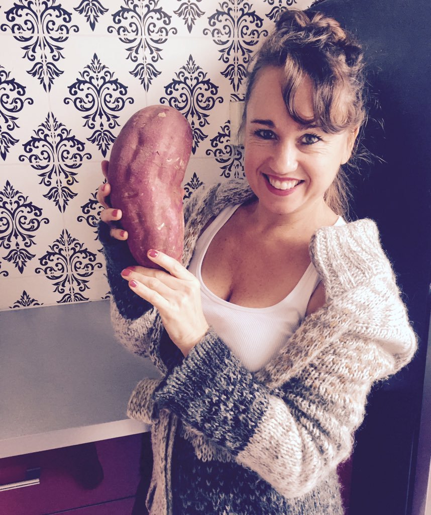 #NationalCookASweetPotatoDay is a serious holiday at the VegNews offices since our publisher is their biggest fan.