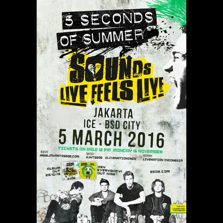 ICEIndonesia's tweet photo. SOUNDS LIVE FEELS LIVE / JAKARTA
Saturday, 5 March 2016 at Indonesia Convention Exhibition (ICE), BSD City. https://t.co/wgKb00LNQm