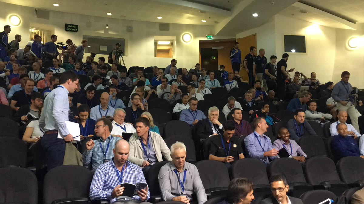 Aspire_Academy's tweet photo. Great number of people at #TrainingLoad16, Auditorium almost FULL! Minutes to kick off the conference! https://t.co/IHfAhc6Sa8