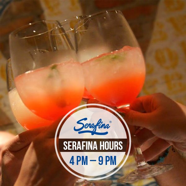 SerafinaMumbai's tweet photo. When the clock strikes 4, all you can think of is making the best of #SerafinaHours And grabbing a drink (or two)? https://t.co/FiP99EoVh9