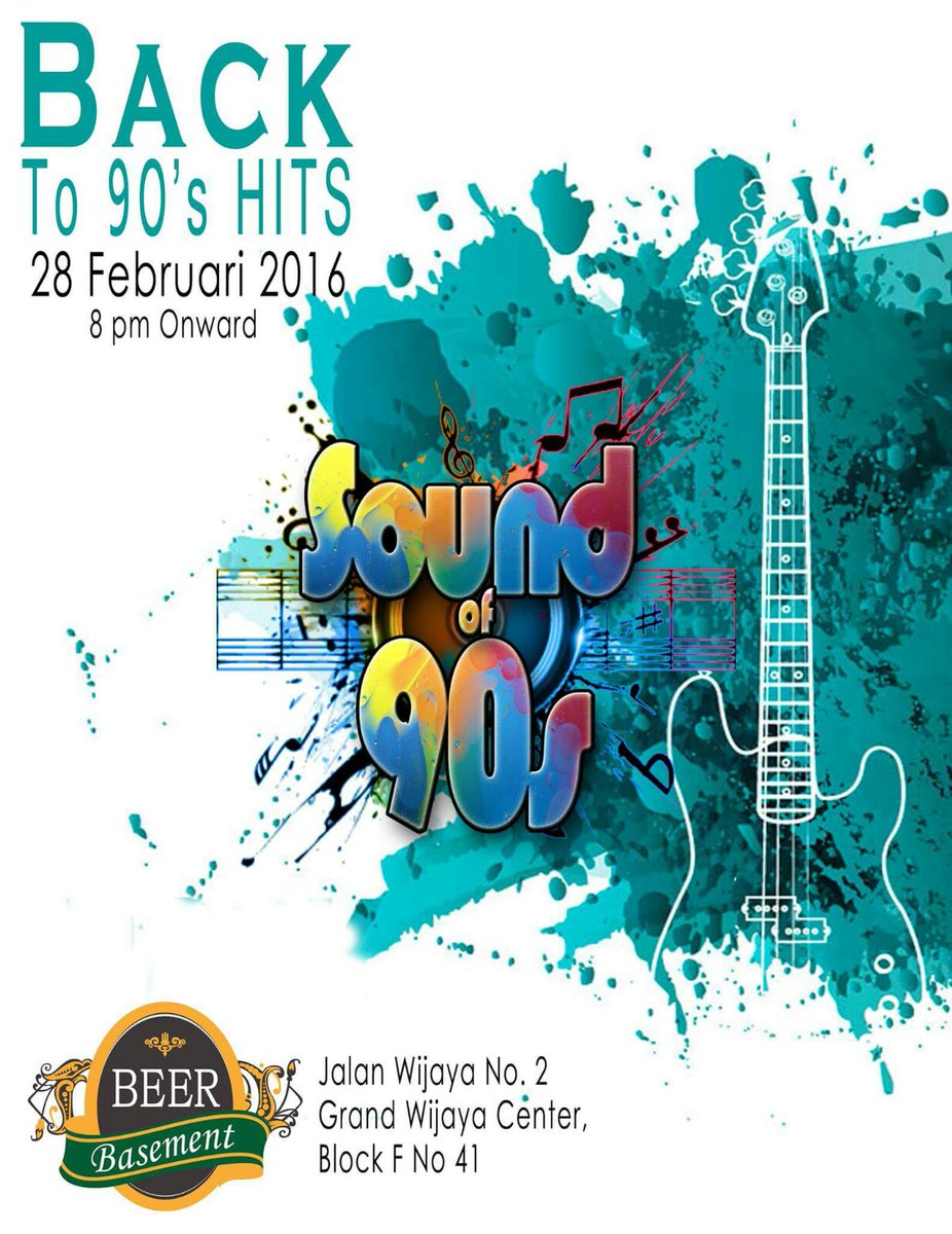 Beer Basement (@beer_basement) on Twitter photo #Sunday 28 feb 8pm #Back #To 90"s #Band #Jakartapromo #Komunitasband. #Jakartapromo #Pangpol #darmawangsa #Sunday 28 feb 8pm #Back #To 90"s #Band #Jakartapromo #Komunitasband. #Jakartapromo #Pangpol #darmawangsa
