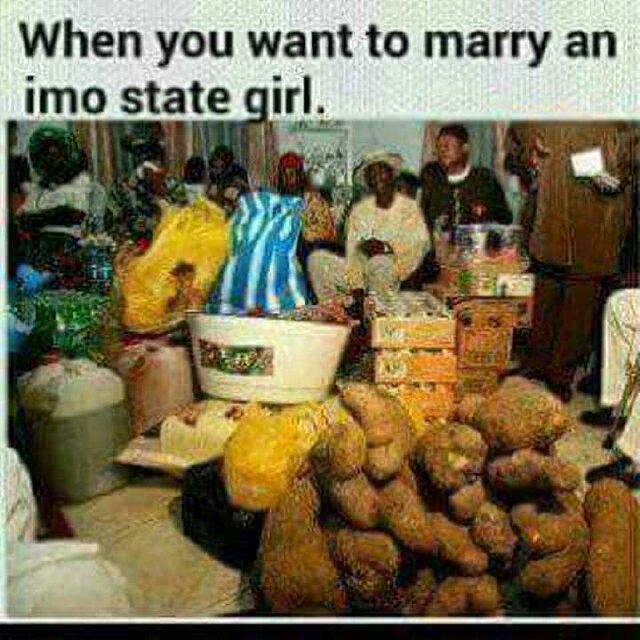 khapayble's tweet photo. When you have to save for 20years before marrying an imo girl...lolz https://t.co/Vugiz4K52h