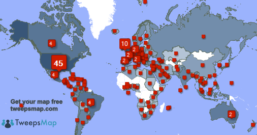 My followers live in USA (45%), UK.(10%)... Get your free map: https://t.co/xYIRouI2zu https://t.co/<a href="/tag/trac"class="tags"><span>#trac</span></a>