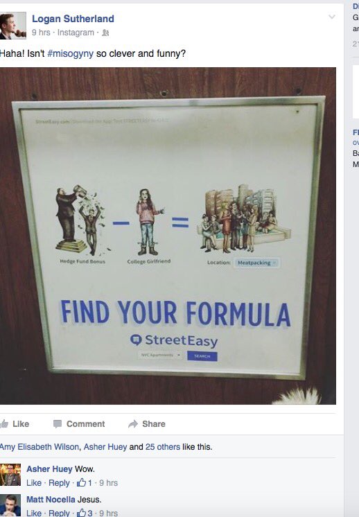 gudlyapp's tweet photo. People grow up thinking cyberbullying is ok when pop culture marketing suggests it's funny to be sexist. #streeteasy https://t.co/KEZi1WE6N6