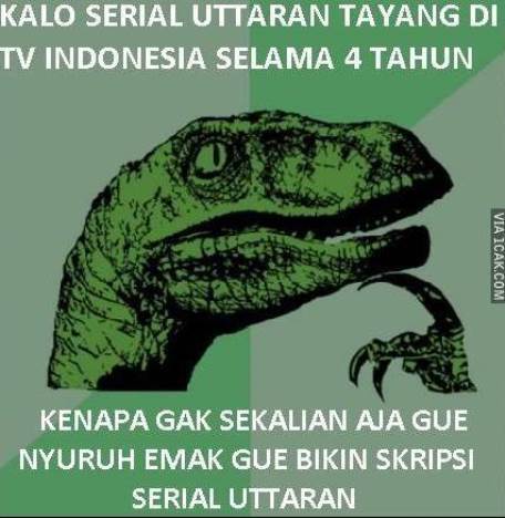 @sisiusaha Meme Lucu Uttaran Bertebaran di Internet..