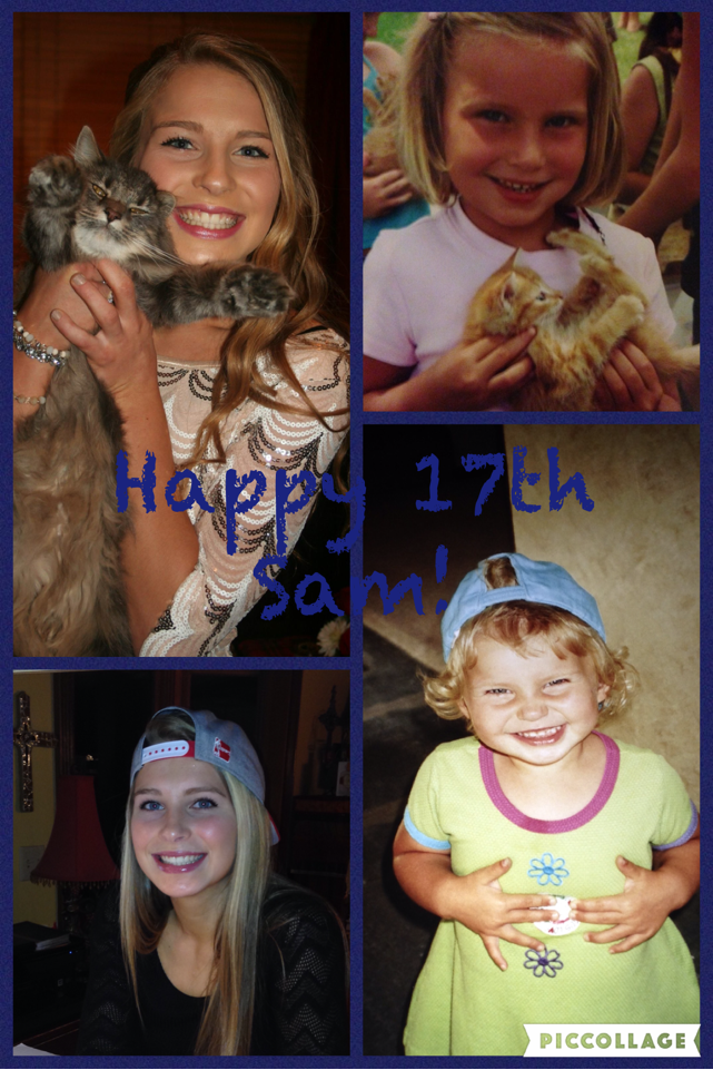 LittmanStacy's tweet photo. Happy 17th Sam! https://t.co/AhMbPOTAyg https://t.co/VGTnWWuLno