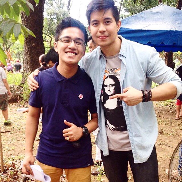 starmometer's tweet photo. Author Charles Fred Agustin with Rodjun Cruz who will portray the Lance in #WattpadPresents #HeartOverMatter #TV5 https://t.co/jpxmTIIIfB