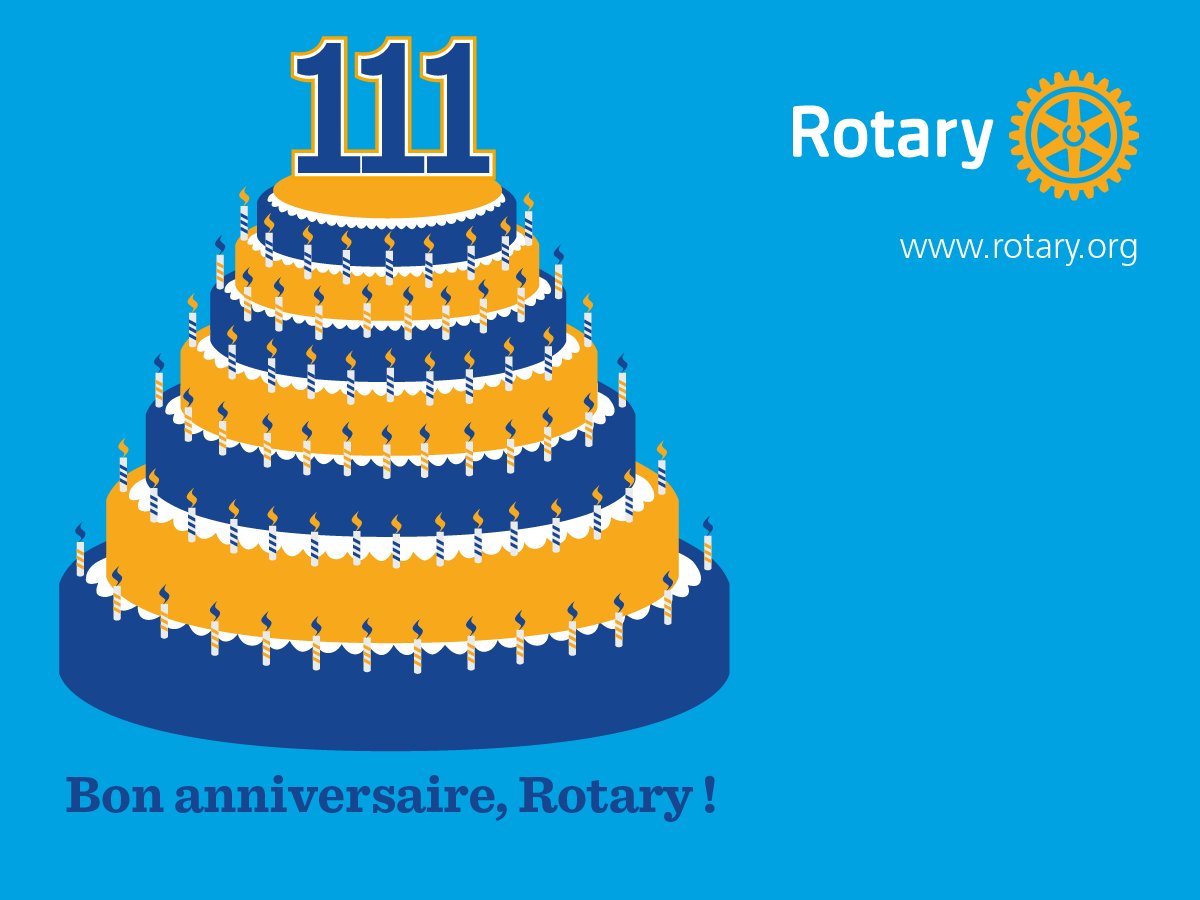 Bon anniversaire, <a href="/Rotary/">Rotary International</a> !