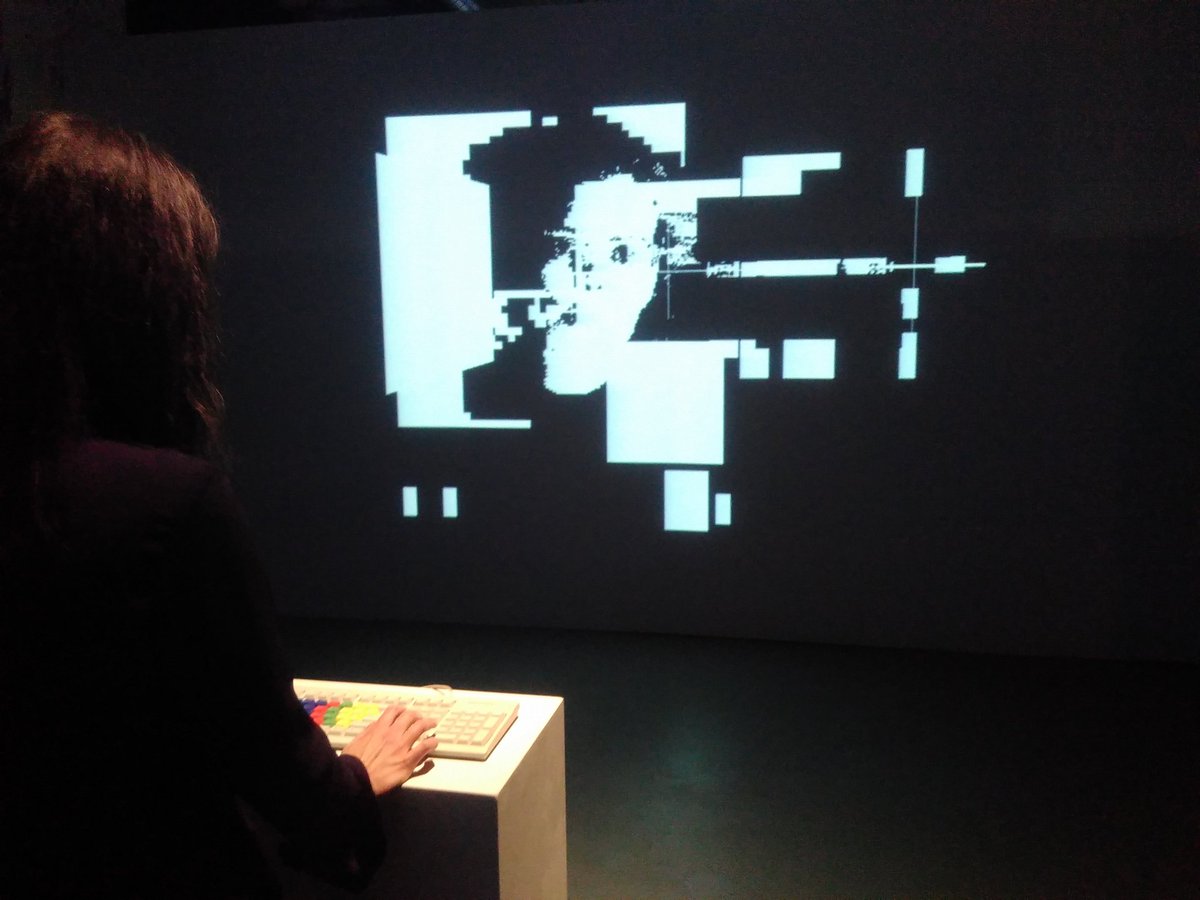 JODI, Wolfenstein 3D Game Modification, 2001 at MU, Eindhoven