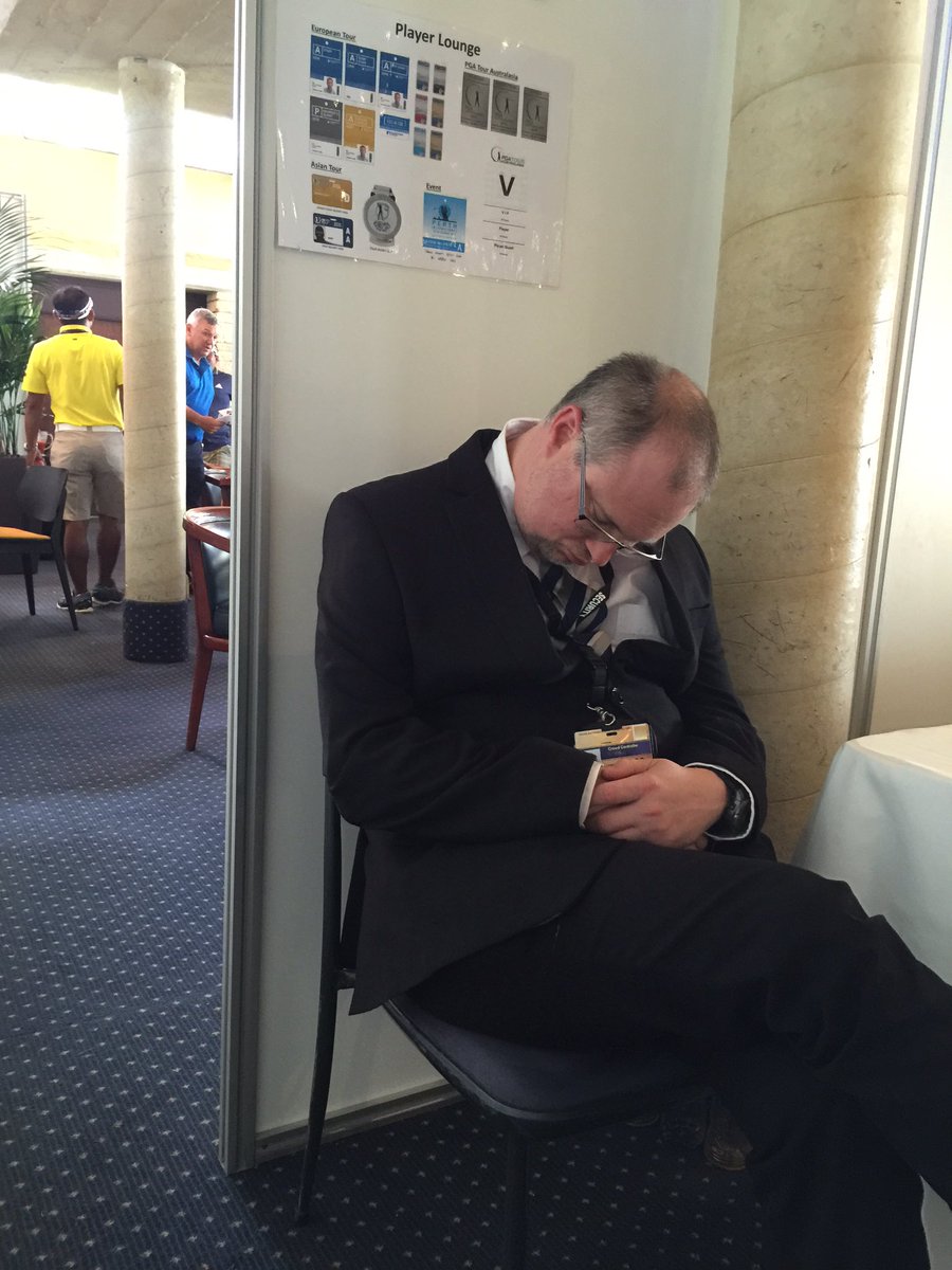 MikkoIlonen's tweet image. Wasnt that hard to get in to players lounge today... I'll bring him a pillow tomorrow😴 #PerthIntl