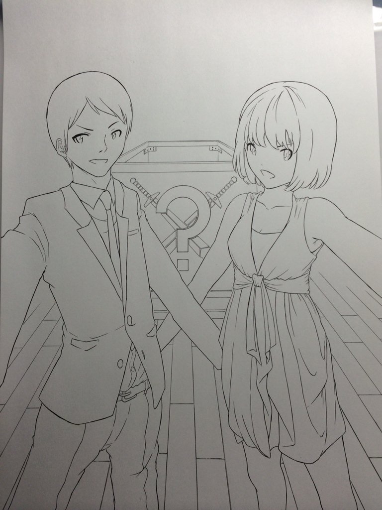 ここ最近落書きばかりしてる。そろそろどれか塗るか 
