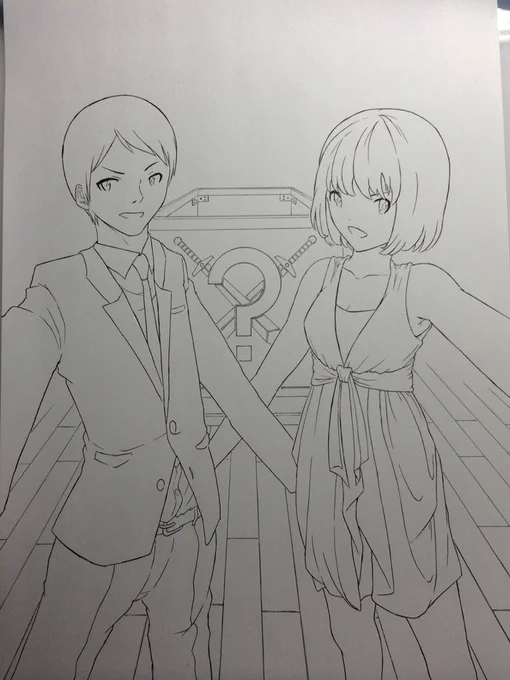 ここ最近落書きばかりしてる。そろそろどれか塗るか 