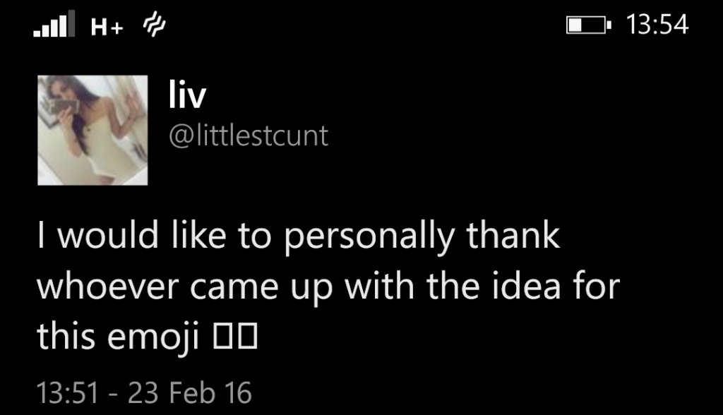 GlamTweeters's tweet photo. @littlestcunt how my phone decided to display that #NokiaFail https://t.co/enCT9ua5Ju