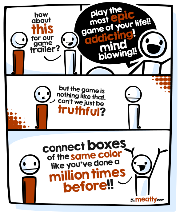 themeatly's tweet photo. How NOT to sell your #gamedev!… O.o

#indiedev #gaming @theMeatly #Apple https://t.co/xeab5AsY8g
