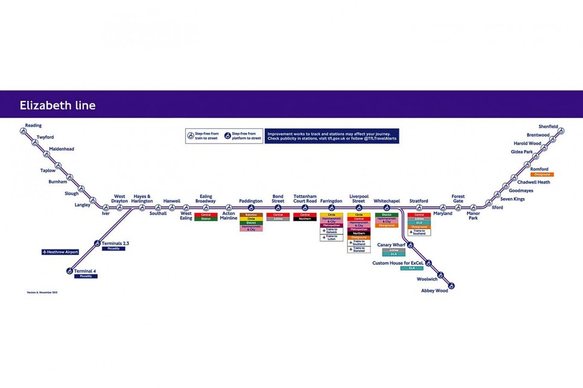 Elizabeth Line Map 2018 Evening Standard On Twitter: "This Is What The New Elizabeth Line Map Will  Look Like Https://T.co/Ljfiqb2Qt9 Https://T.co/Ojd2Dpujea" / Twitter