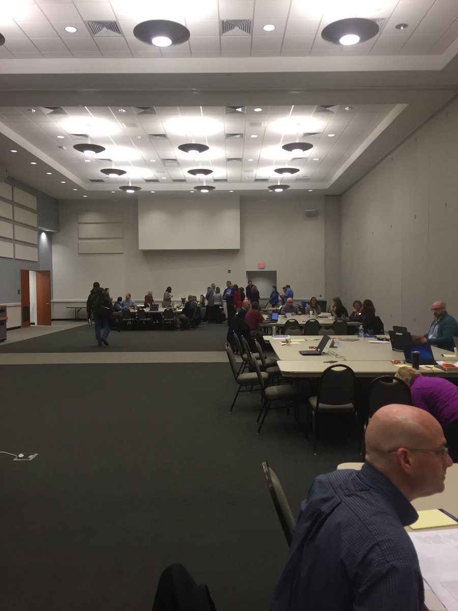 BagleyBryan's tweet photo. RACE meeting kicking off. College credit for HS classes.  Easy #money for next generation. https://t.co/3artZhlXYS