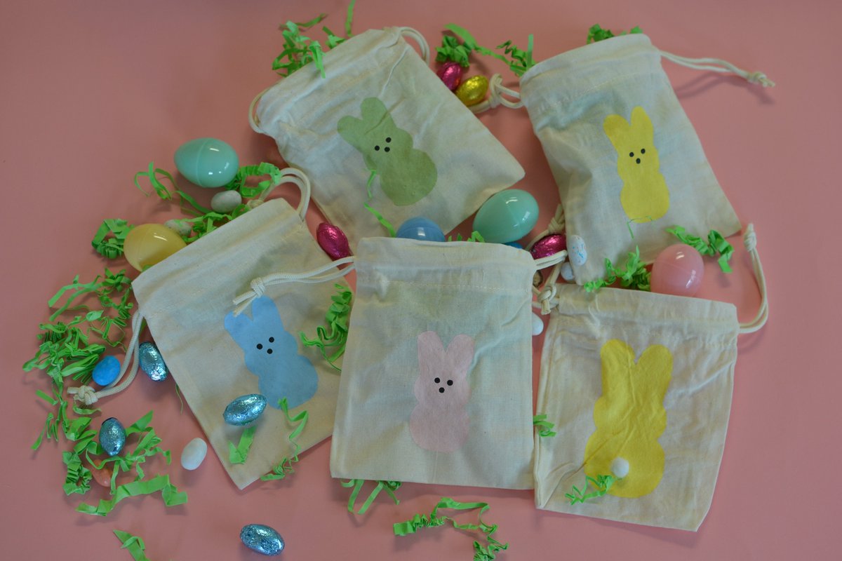 CraftofLaughter's tweet photo. How cute are these DIY Bunny Treat bags? Stuff with Easter or spring treats and gift to your Peeps! https://t.co/LvBKyBRRwl