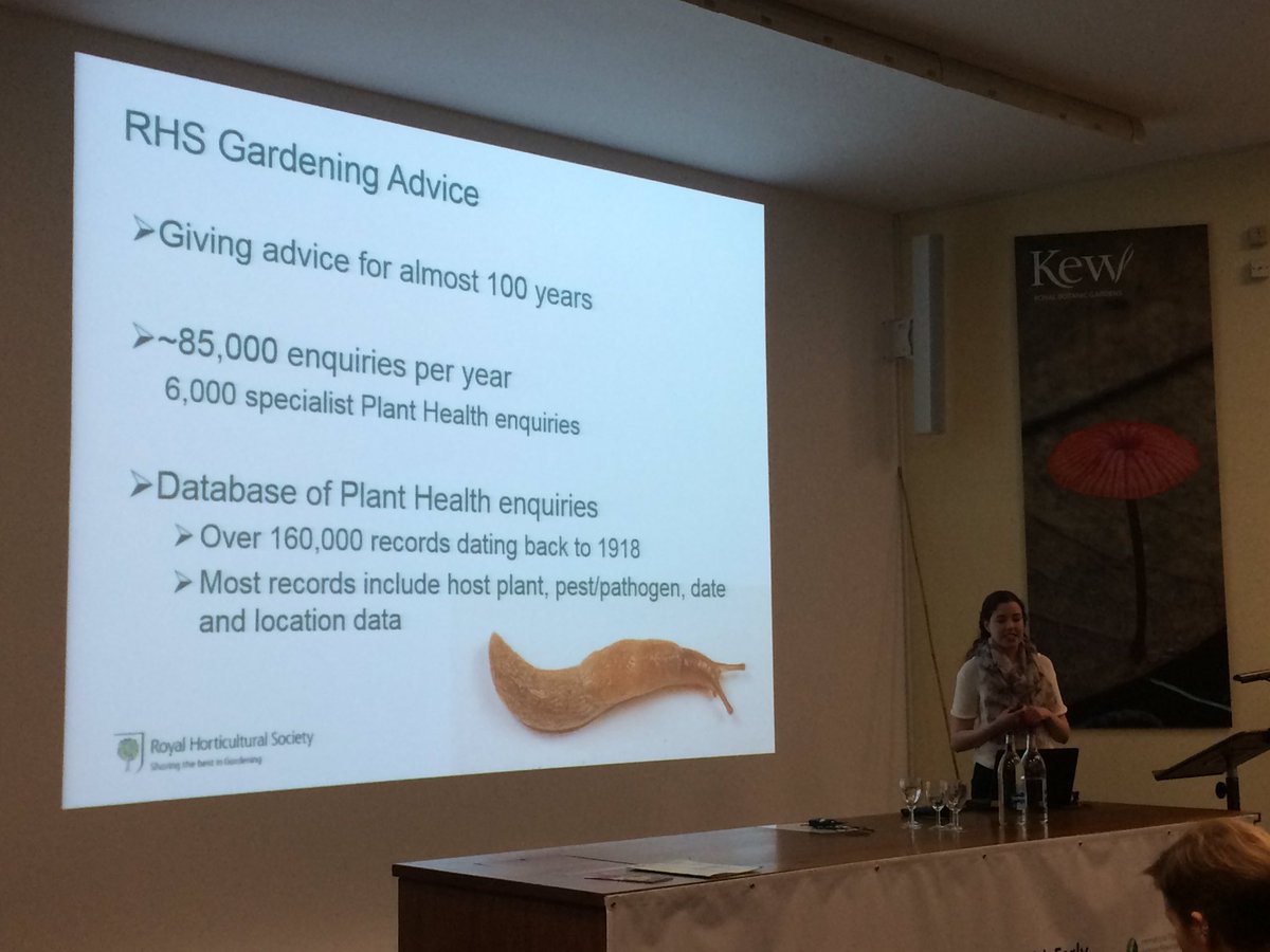 IPSN_BGCI's tweet photo. @The_RHS discussing their  RHS Gardening Advice which has been running for over 100 years #TreeHealth16 https://t.co/SqWpoun77R