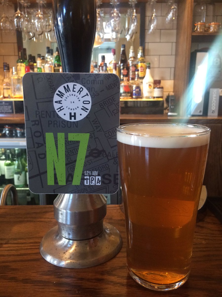 TheDuchessN7's tweet photo. Local beer for our local team! #N7 from @HammertonBrew . Come on you Gunners support one of the best! @NLondonCAMRA https://t.co/msoopX1ogF