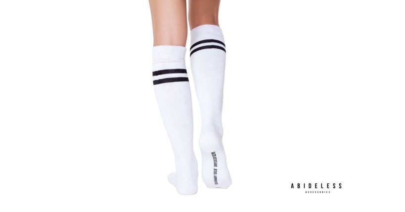 ABIDELESS's tweet photo. Find the hidden message on our KNEE SOCKS and order at https://t.co/hKzLUQPfAL #kneesocks #white #accessories #dope https://t.co/W7i8MoWl3U