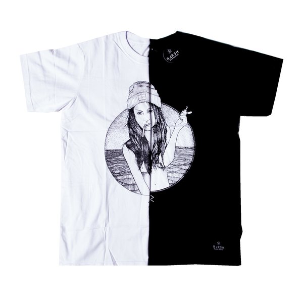 TS-WH&amp;BLK WOMAN - S M L XL - 120K - WA:081312602217 pin:2B52C27B  #streetwear #authentic #fashionBDG