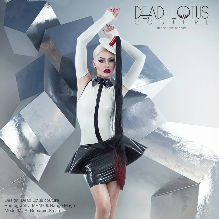 itsnangemagro's tweet photo. https://t.co/JYi5wfqKne @romanie_smith #deadlotuscouture #romaniesmith #fashion #editorial #latex #photography #mpm7 https://t.co/gtHWBbHYkZ