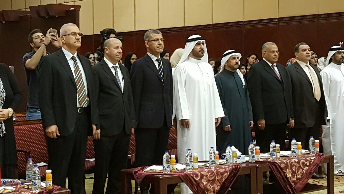 بحضور الشيخ الدكتور ماجد بن سعيد انطلاق "مهرجان الأغنية الوطنية المصورة" في جامعة #عجمان .