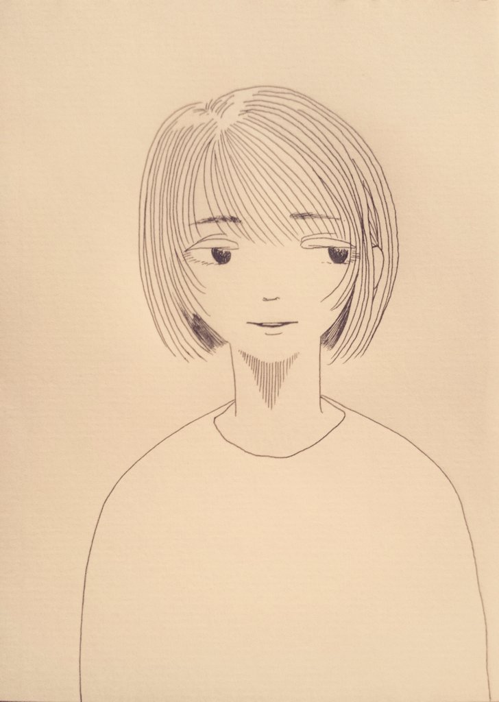 0130   「わたしはいい子？」

#イラスト完成 #イラストの森 #イラスト 
#絵描きさんと繋がりたい