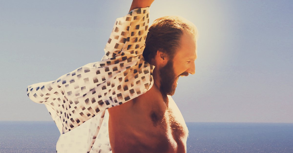 biggersplashuk's tweet photo. "I'm so f***ing happy to see you!" Everybody's talking about Ralph Fiennes in #ABiggerSplash. In cinemas now. https://t.co/qBcFjTuvOl