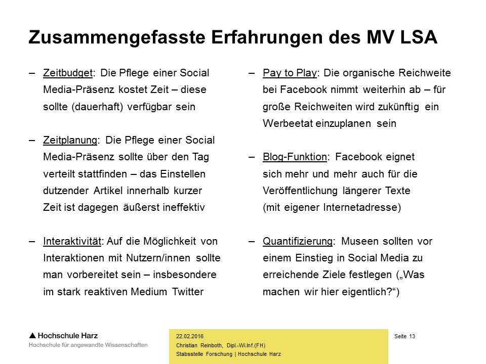 museen_in_lsa's tweet image. #digimus: Welche Erfahrungen haben wir als Verband in rund vier Jahren #SocialMedia-Arbeit sammeln können? #Museum