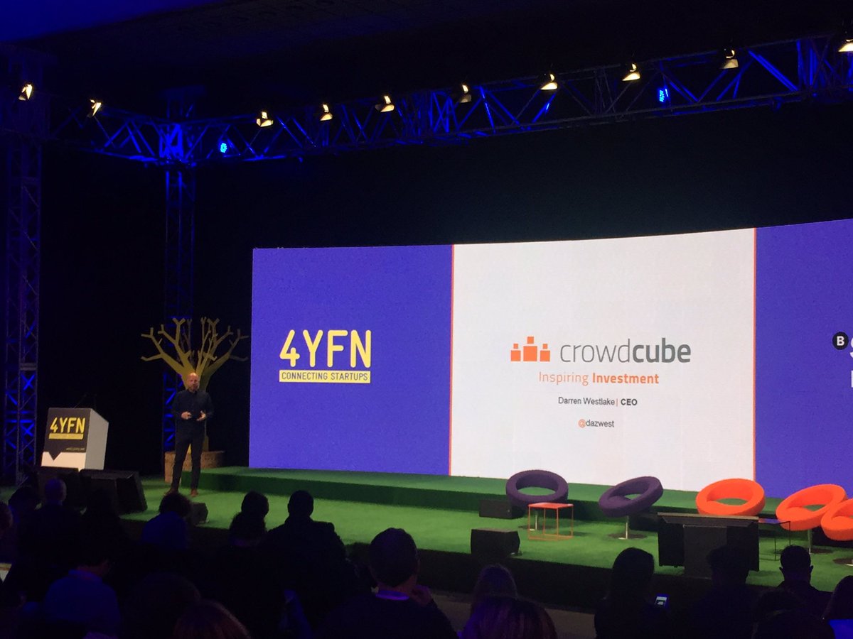 borrellpepe's tweet photo. @dazwest on stage... @Crowdcube #4YFN2016. https://t.co/6aOt0nV6hD