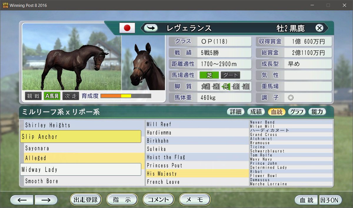 Freelander2 V Twitter ジザメリ来日記念 父にpsychocandyリリース年の英ダービー馬 母にdarklandsリリース年の 英オークス馬を持つ架空馬レヴェランス号 Reverence ウイポ ウイニングポスト T Co Qttx6heluv Freelander2 V Twitter ジザメリ来日記念 父にpsychocandyリリース年の英ダービー馬 母にdarklandsリリース年の 英オークス馬を持つ架空馬レヴェランス号 Reverence ウイポ ウイニングポスト T Co Qttx6heluv
