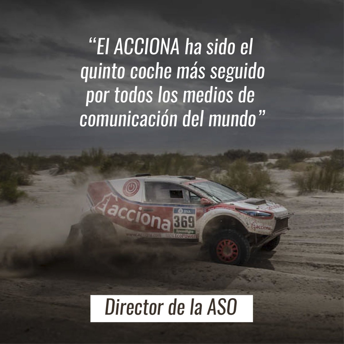 ACCIONADakar's tweet photo. Un honor para todo el #ACCIONADakar Team 🏁

https://t.co/SPgHwNzf9Q #Dakar2016 https://t.co/pkuigG66cK