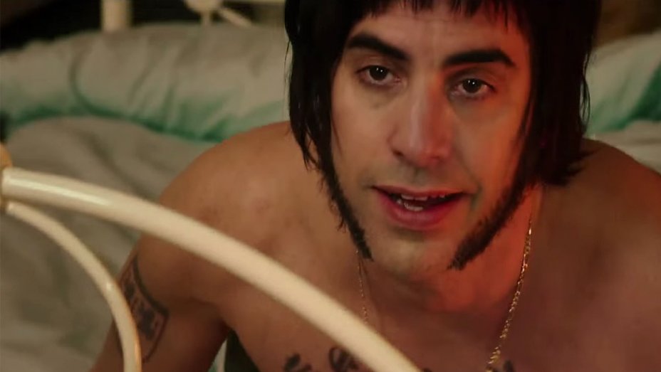 THR's tweet photo. Sacha Baron Cohen Jokes About Oscars Race Controversy at #TheBrothersGrimsby U.K. Premiere https://t.co/8EnMt4wY4I https://t.co/zEZv38Q1X3