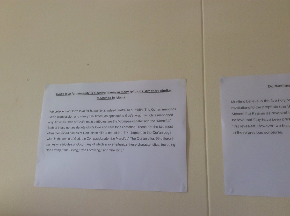 BrunChaplaincy's tweet photo. And lots to read on the walls https://t.co/awsQgRBBE5