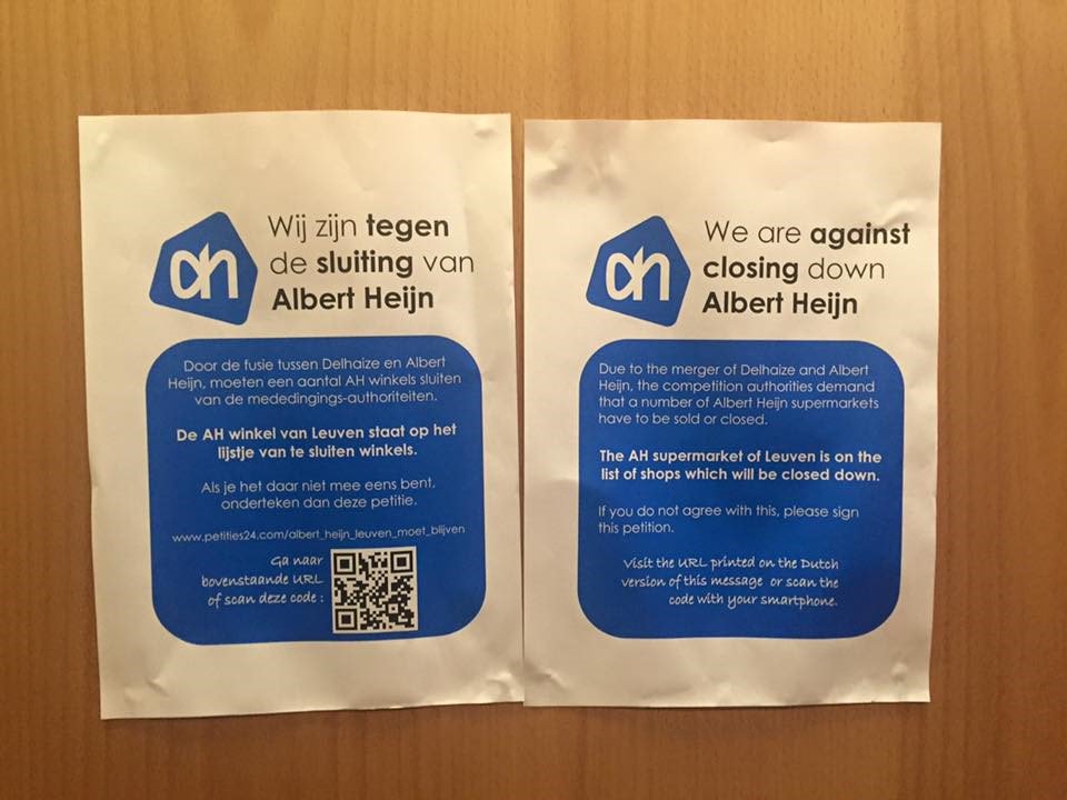Buurtbewoners starten petitie tegen mogelijke sluiting #AlbertHeijn in <a href="/stadleuven/">Stad Leuven</a>. #Leuven
