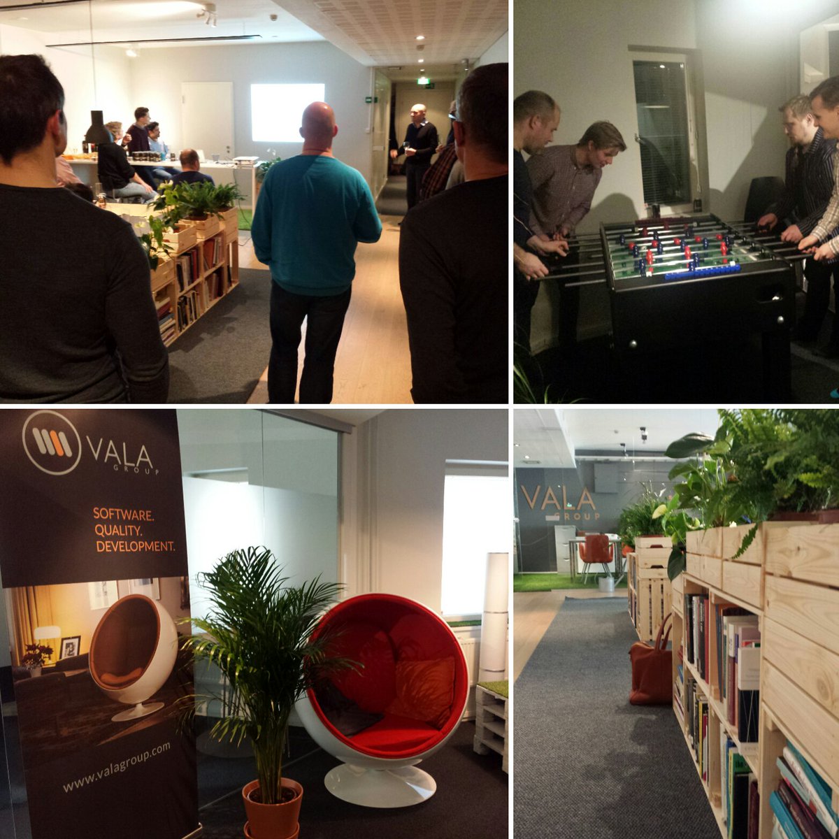 #Decoration of our new #office on Erottajankatu is almost done. We were already celebrating it with our #team.