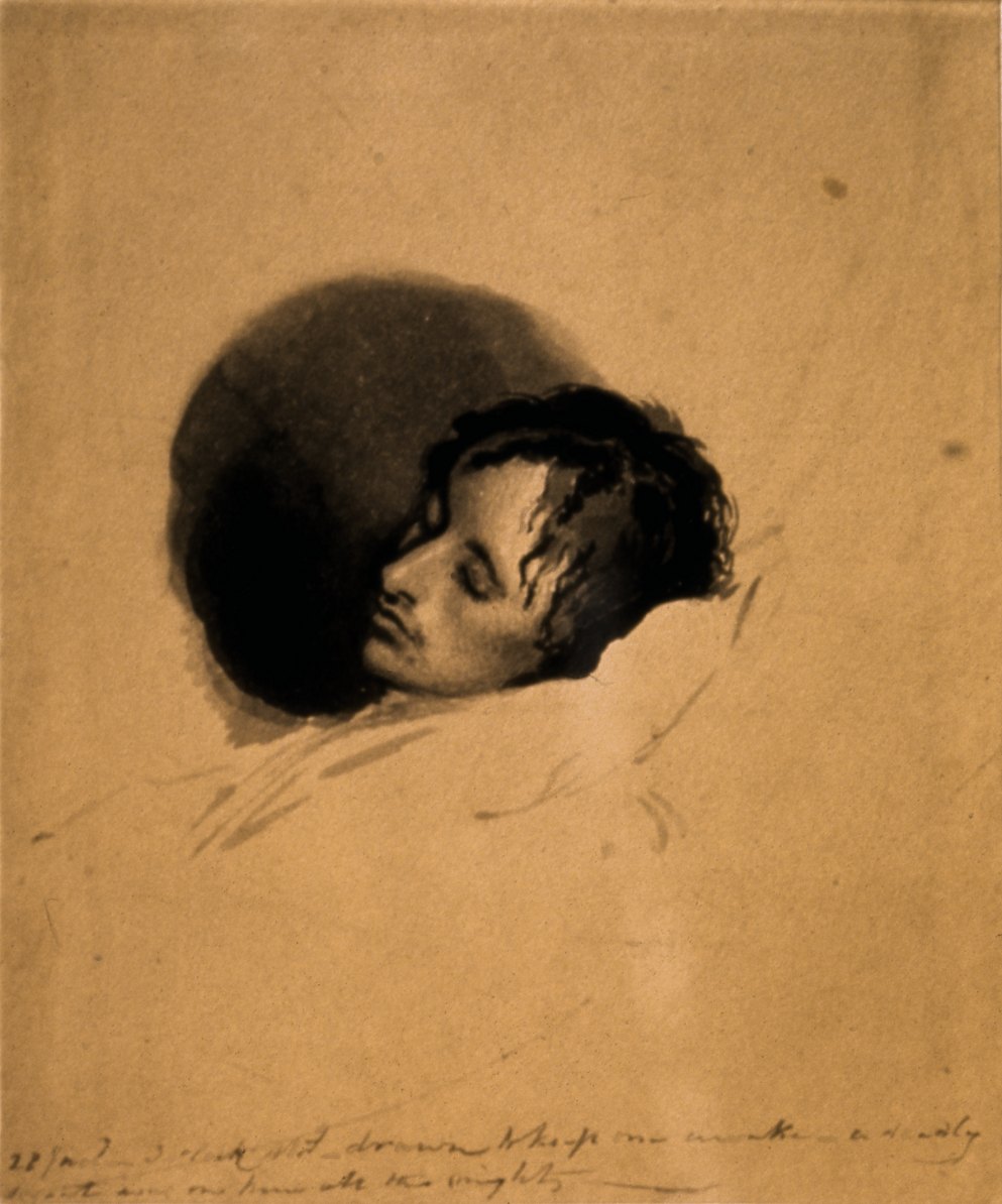 Wordsworthians's tweet photo. #OTD 1821, Rome, the death of Keats. Severn later writes: "He is gone – he died with the most perfect ease – he seemed to go to sleep. On the 23rd, about 4, the approaches of death came on...." 1/4 https://t.co/NCSQUeHpci