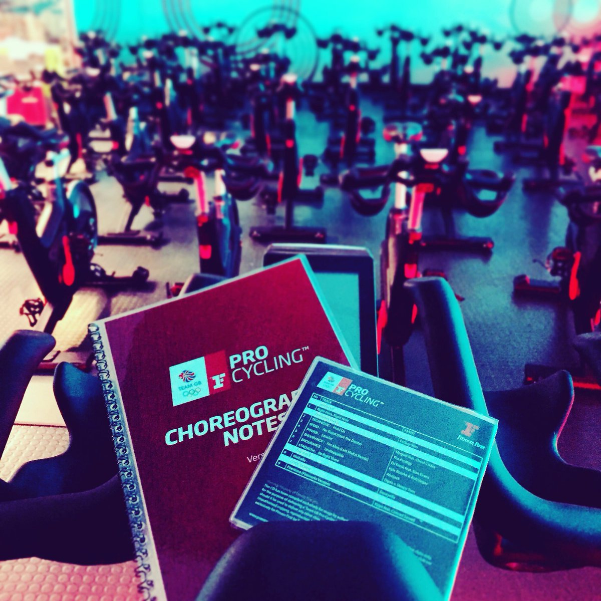 TVTOT's tweet photo. Excited to launch version 2 #procycle Wednesday 5.45pm @FitnessfirstCJS train like an athlete! #teamgb https://t.co/XTLB1yA3Nj