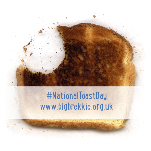 As it's #NationalToastDay, why not sign up to take part in our Big Brekkie event this April? bigbrekkie.org.uk