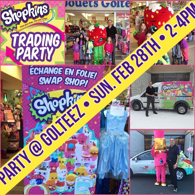 Save the Date for Shopkins Trading Event, Special Guest Appearance ANNND 15% OFF purchases store wide! #SundayFunday