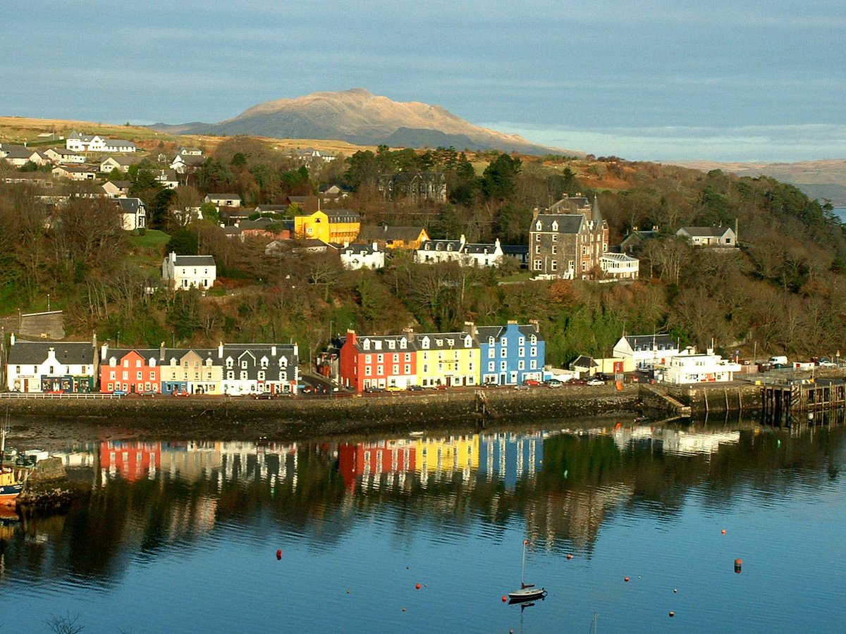 A1. we stayed on the isle of mull in the beautiful village of tobermory