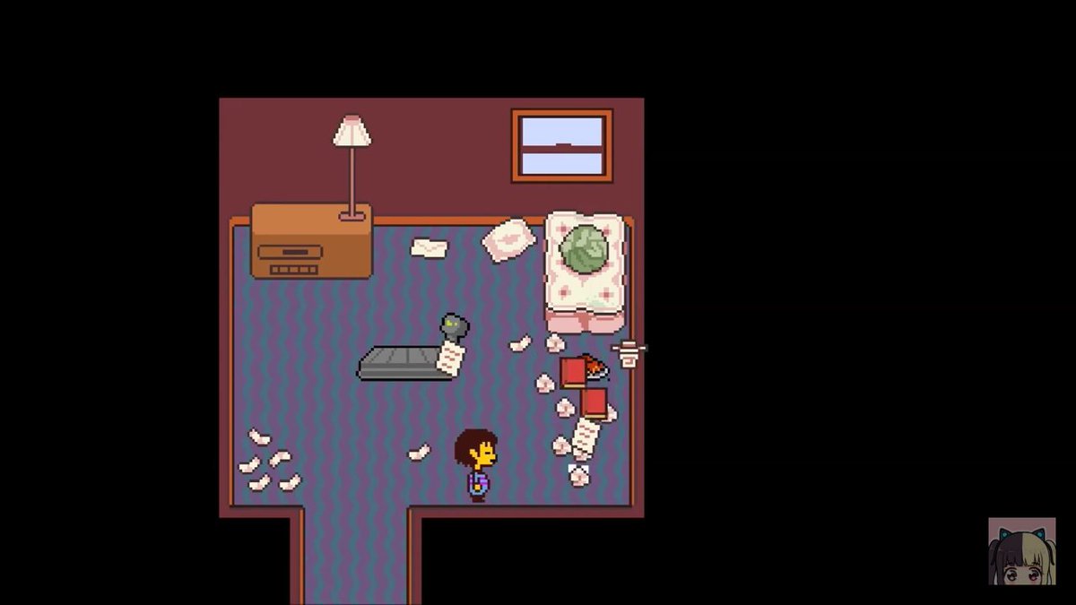 Merciful_Chara's tweet image. I found out the key to sans room.....