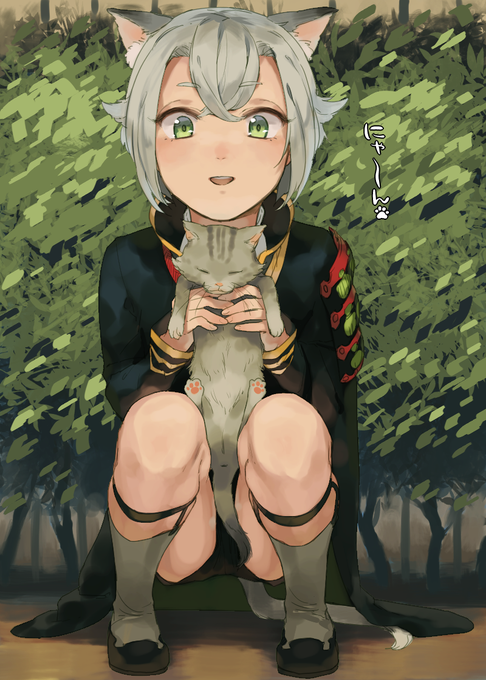 猫の日蛍丸～一日遅れたからその分(私にしては)丁寧に描きました! 