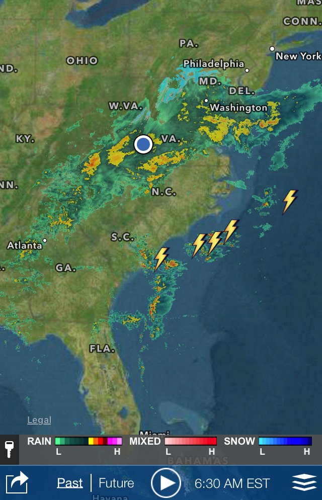 wattsupbrent's tweet photo. First wave of rain today; another WED. Flooding likely with 1-2+" and even a few storms https://t.co/4F2cQwdVw7 https://t.co/b2wHYfzbAn