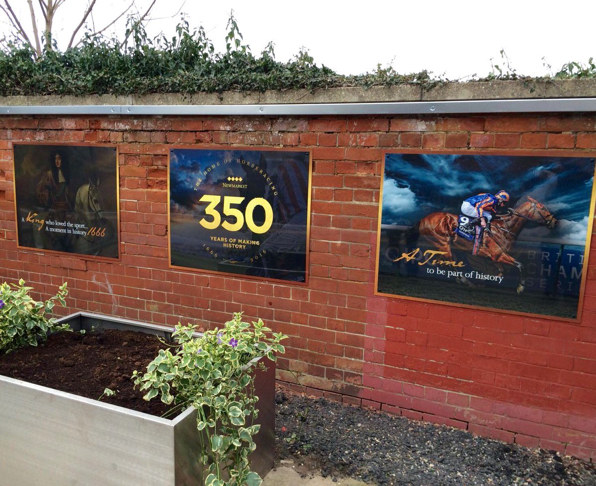 IMPGraphics's tweet photo. #Production &amp; #Installation of #Newmarket Train Station's makeover for @TheJockeyClub @NewmarketRace by #IMPGraphics https://t.co/zIoRVA61uu