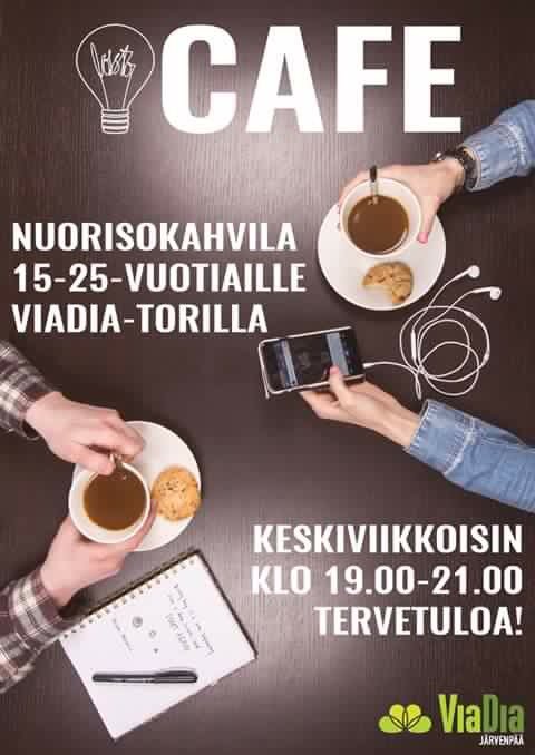 Keskiviikkona LOISTOcafé klo 19-21 #minnemennä #Järvenpää #nuoret
